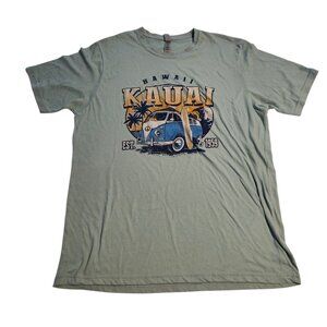 Kauai Hawaii T-Shirt Light Green Next Level Apparel Mens Size XL NEW NWOT